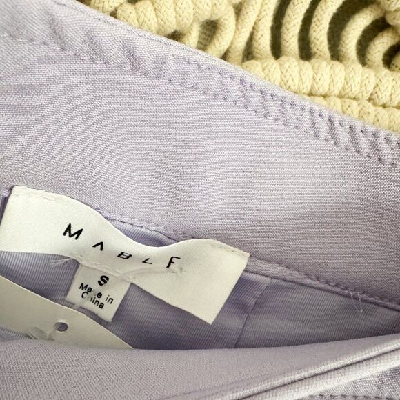 Mable Lilac “Follow You There” Pocket Mini Skirt Women’s Size Small NWT - Picture 3 of 7